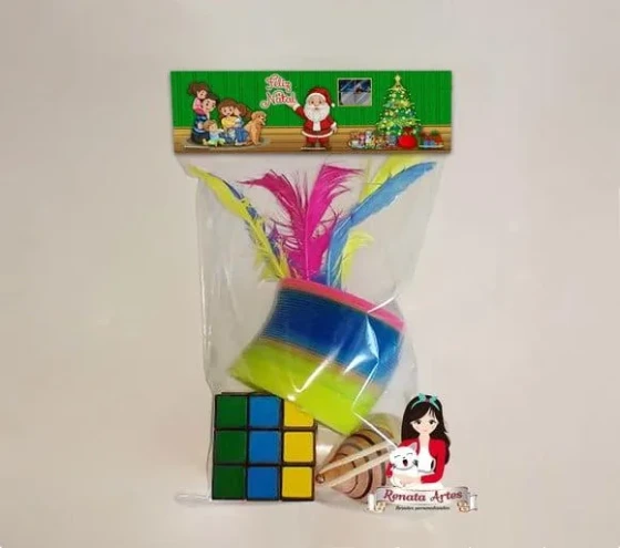 Kit Brinquedos Retrô Personalizado de Natal 2025