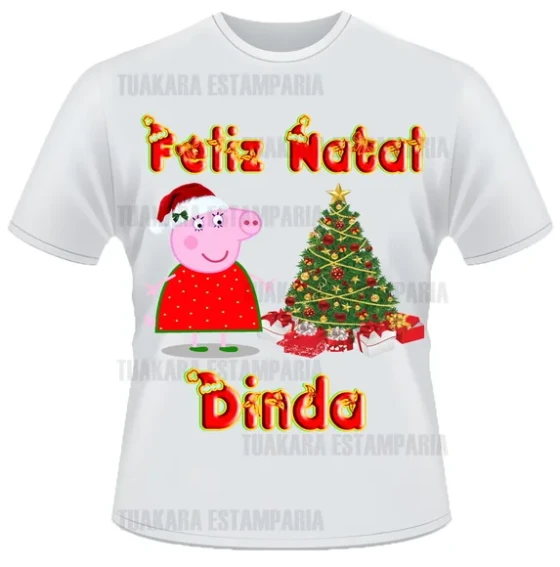 Camiseta Natal Dinda
