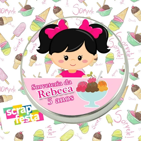Latinhas Personalizadas Sorveteria