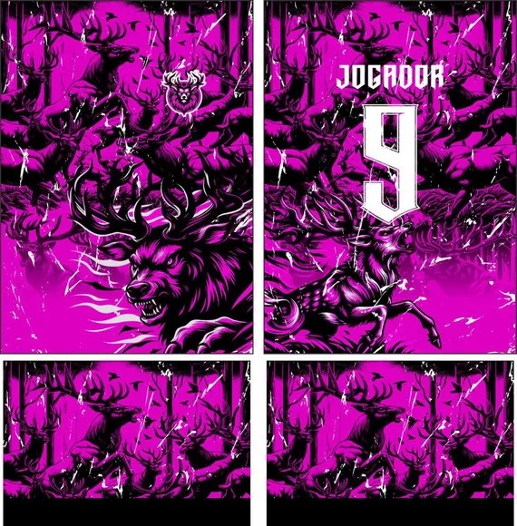 Arte Vetor Camisa Interclasse Cervo 328