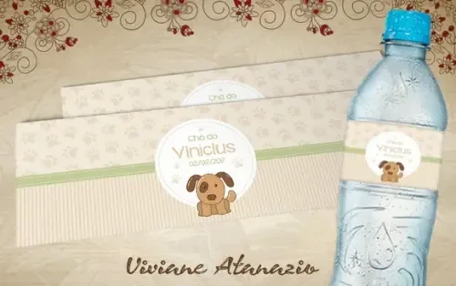 Rótulo Água Cachorrinho - 00399
