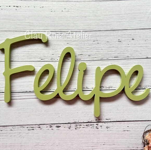 Nome de Parede em mdf - Decoração Bebê e Infantil