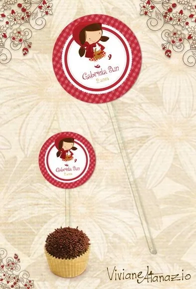Topper Chapeuzinho Vermelho - 00101