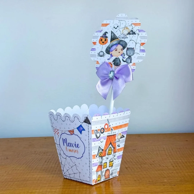 PEGUE E MONTE - Centro de Mesa HALOWEEN - Decoração de Festa | Lembrancinhas | Aniversário | Personalizados