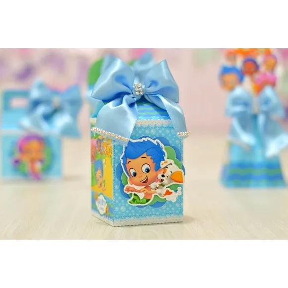 Kit 30 Lembrancinhas Bubble Menino