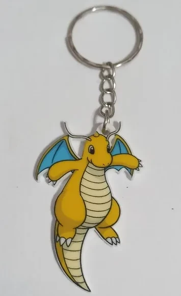 Chaveiro Dragonite em Acrílico Uv -3 Unidades