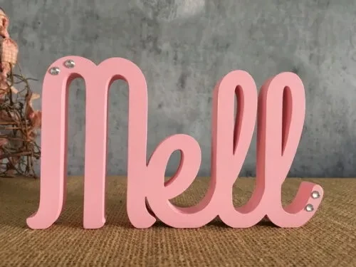 Letras de MDF -Nomes - Letras Cursivas