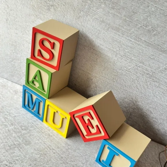 Cubos Personalizados Toy Story 6x6cm Decoração de Festa Infantil Quarto de Bebê