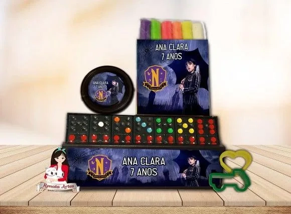 Kit Brincadeira Personalizado Wandinha