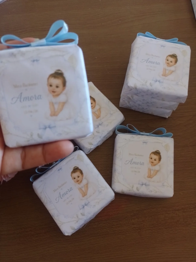 Sabonete perfumado hidratante batizado