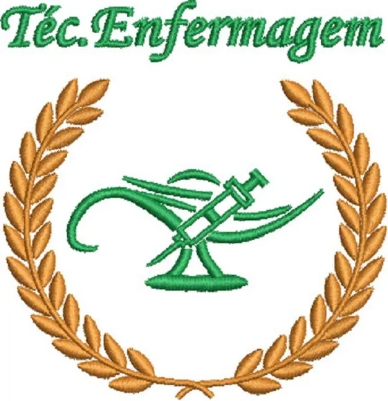 Matriz de Bordado Símbolo Técnico de Enfermagem