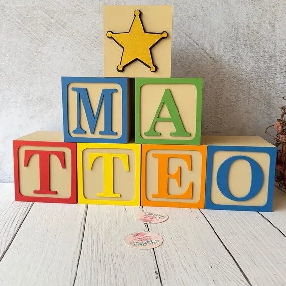 Toy Story 10x10cm Decoração de Festa Infantil Quarto de Bebê