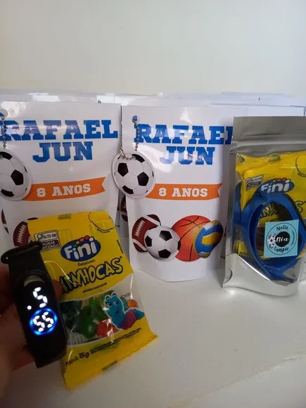 25 Relogio Digital no Saquinho + Fini