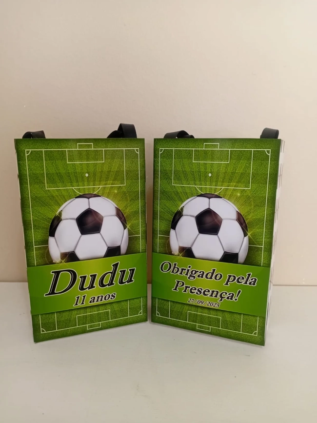 Sacolinhas Personalizadas Futebol para Lembrancinhas