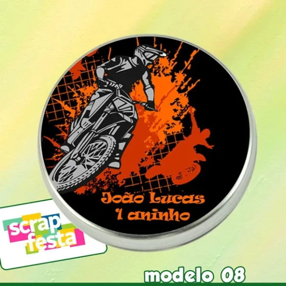Latinhas Lembrancinhas 5x1 Motos