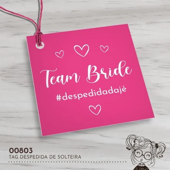 Tag Quadrada Despedida de Solteira - 00803