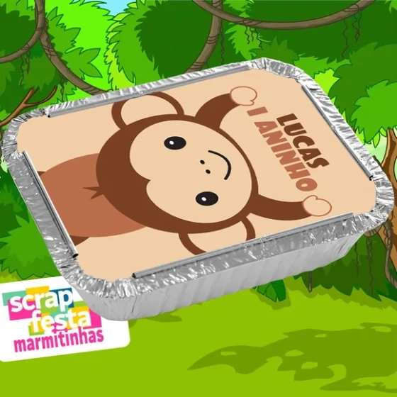 Marmitinha Personalizada Festa Safari