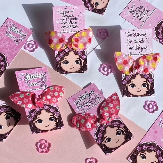 Tag para Xuxinha Outubro Rosa - Não Acompanha Xuxinha