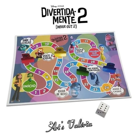 Jogo Tabuleiro Divertida-mente 2 (inside Out 2)