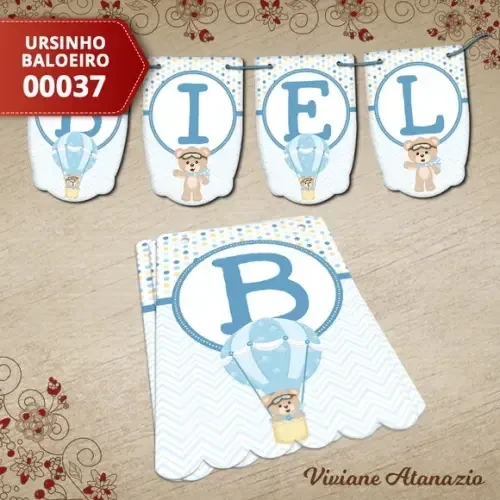 Bandeirola Ursinho Baloeiro - 00445