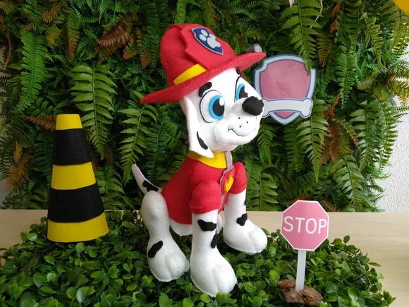 Patrulha Canina em feltro - Marshall