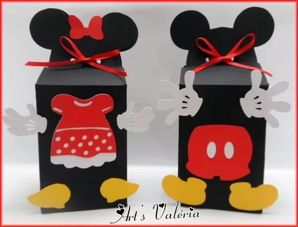 Caixinha Milk Minnie ou Mickey