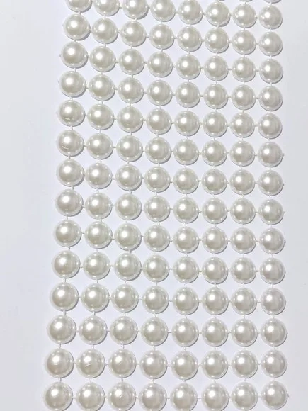 Manta de Meia Pérola de 12mm Perolada Medida 10cmx50cm