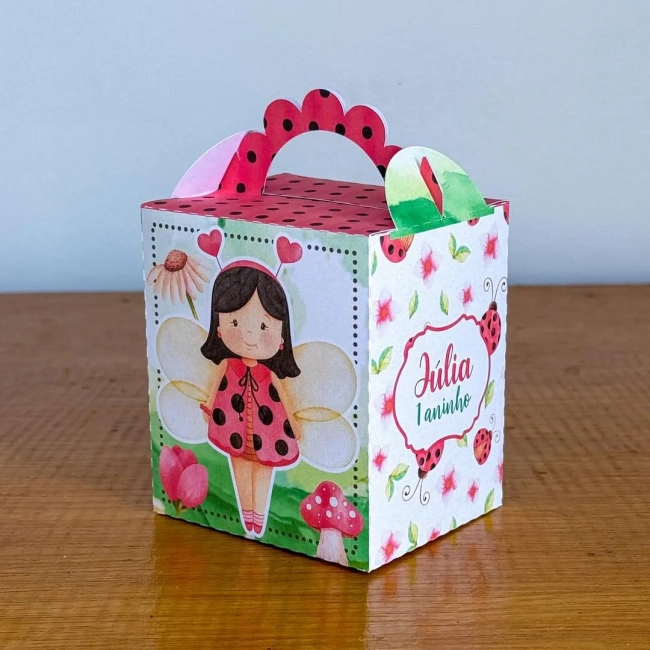 PEGUE E MONTE - Kit Festa JOANINHA - Decoração de Festa | Lembrancinhas | Aniversário | Personalizados