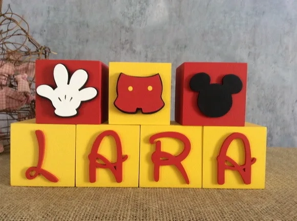 Cubos Decorativos DISNEY 6x6cm