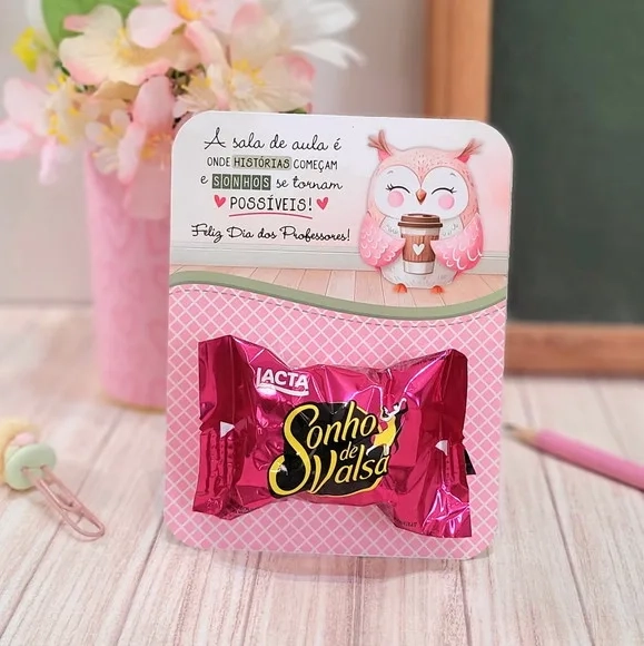 Card para Bombom Professores - Não Acompanha Bombom