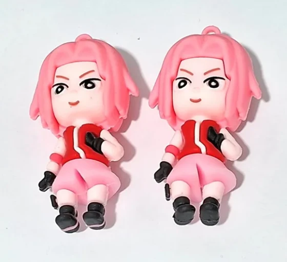 Pingente Sakura Haruno Anime Naruto Emborachado 2 Unidades