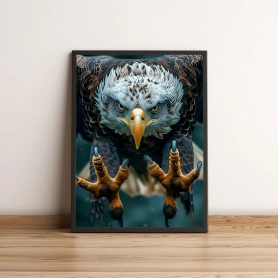 Quadro Decorativo Águia em Ataque 2688