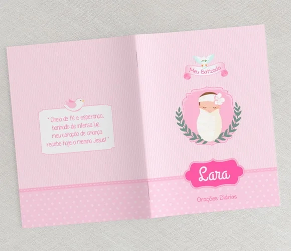 Livrinho De Orações Para Batizado - Baby Angel