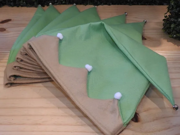 Gorro Elfo de Feltro - Chamar Chat Antes da Compra