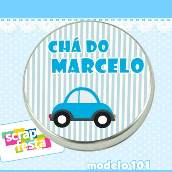Lembrancinhas de Chá de Bebê Latinhas