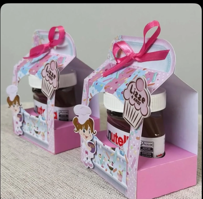 Caixa para Nutella Personalizada