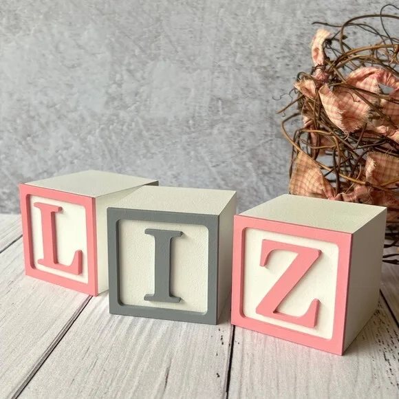 Candy Colors - Cubos 6x6 Decoração Bebê - Cubos Ts
