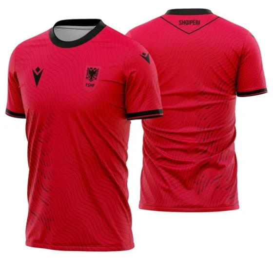 Arte Vetor Camisa Albania Home 2026