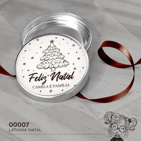 Latinha Adesivada Natal - 00007