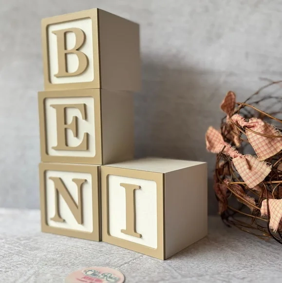 Cubos 8x8cm Decoração Bebê