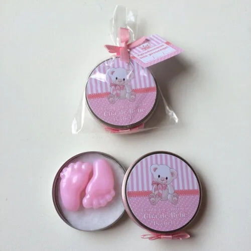 Latinhas Mint to be Chá de Bebê Ursinha