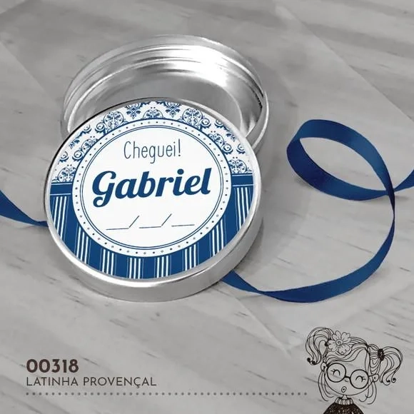 Latinha Adesivada Provençal - 00318