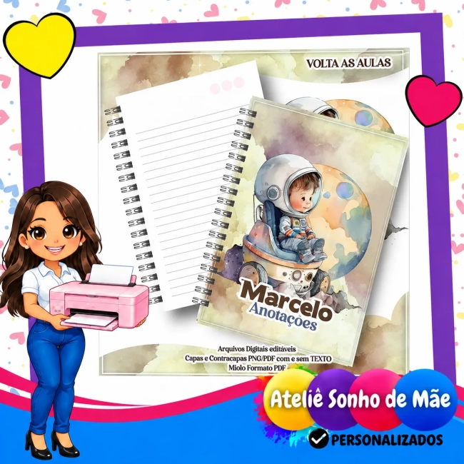 Caderno Personalizado