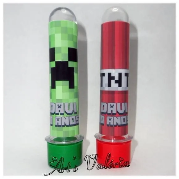 Tubete Personalizado Minecraft