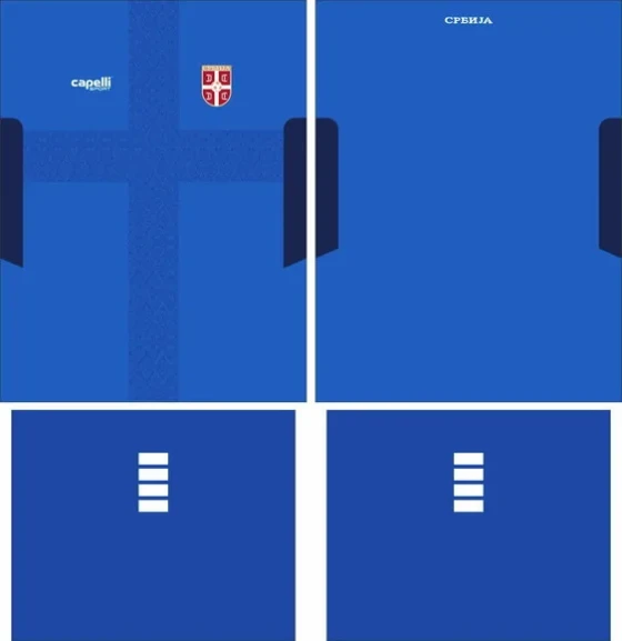 Arte Vetor Camisa Serbia Local 2025