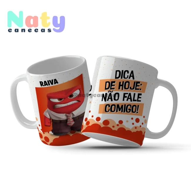 Caneca Personalizadas Divertidamente Emoções.