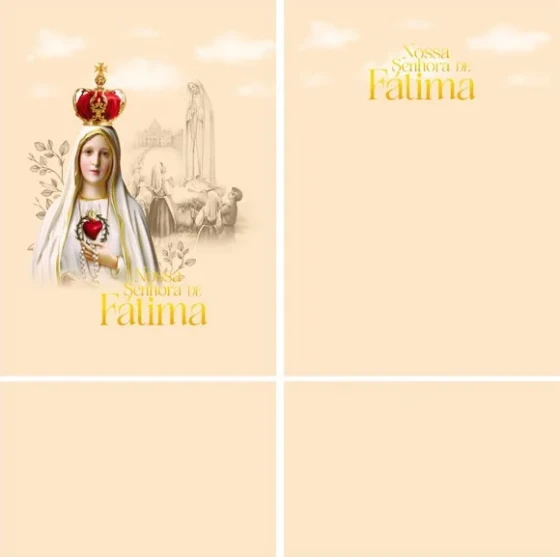 Arte Estampa Camisa Nossa Senhora de Fatima Mod-2
