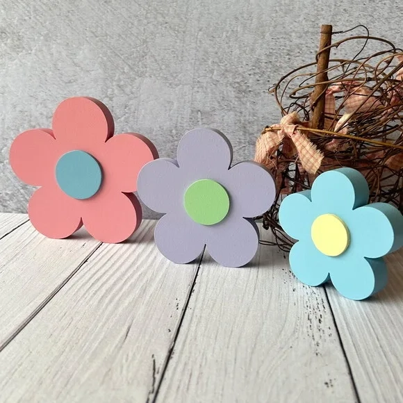 Jardim Trio de Flores Decoração Bebê