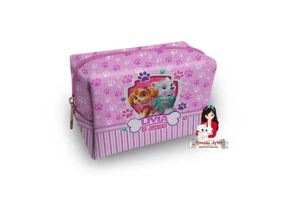 Necessaire Box Personalizado Patrulha Canina Skye