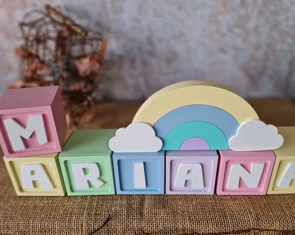 CANDY COLORS - Cubos 6x6cm TS + ARCO ÍRIS.